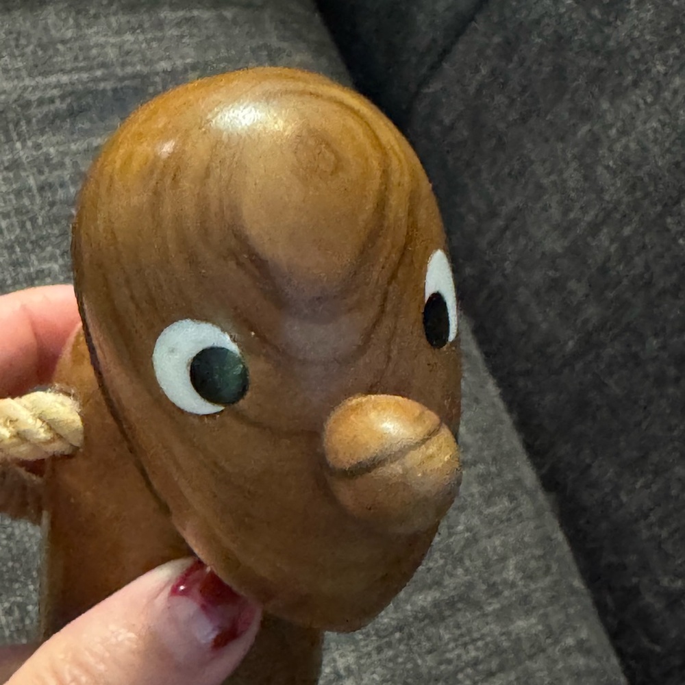 Handcrafted Wooden Figurine from Spain mcm - Picture 6 of 8